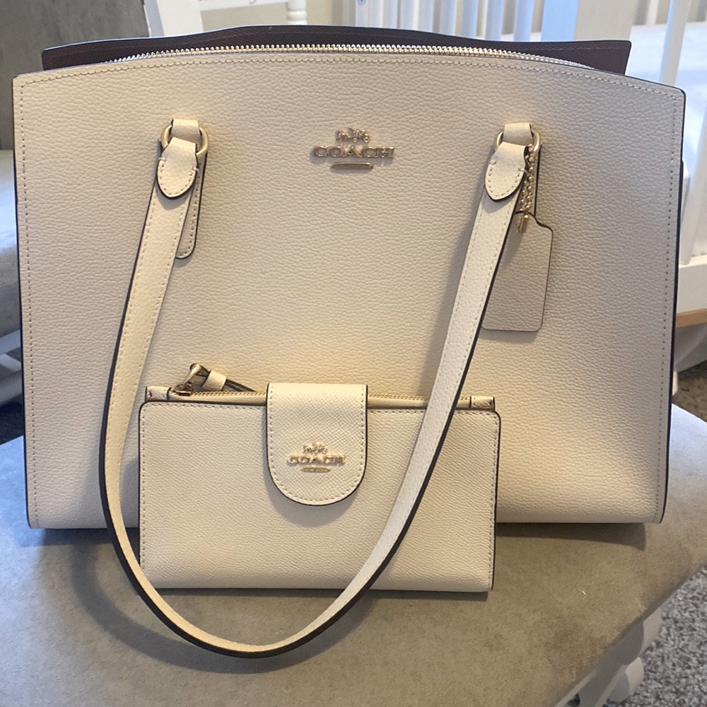 Coach purse and wallet duo